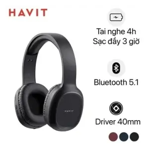 Tai nghe chụp tai Havit H2590BT Pro - Chính Hãng